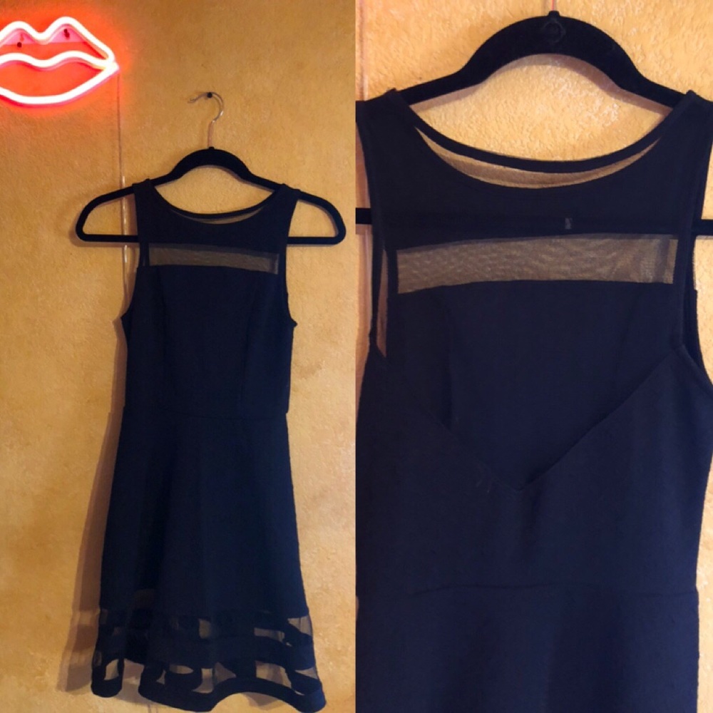 Mesh Detail Dress